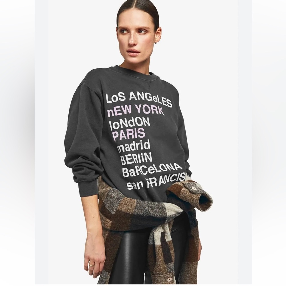 Anine Bing City Love sweatshirt - Picture 2 of 7